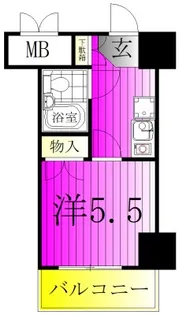 コンフォール小泉【4階】の間取り