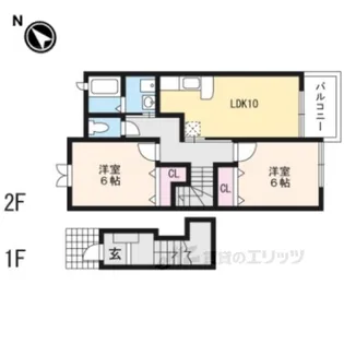 ネオレジデンス【2階】の間取り