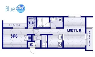 ヘーベルフラット大和【3階】の間取り