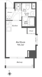 Conde相模原【7階】の間取り