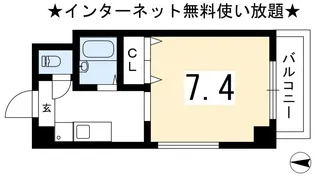 フォレストミヤザキ【3階】の間取り