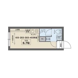 COCOFLAT西荻窪【2階】の間取り