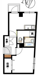 クリスタルビル【2階】の間取り