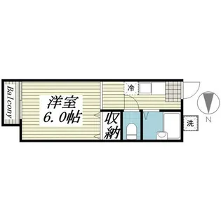 サンコーポA【2階】の間取り