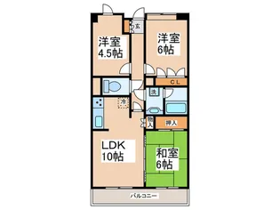 パ-ク・ノヴァ南町田【5階】の間取り