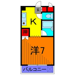 サンバレー富士【2階】の間取り