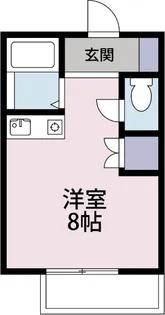 スカイコーポキノシタ【1階】の間取り