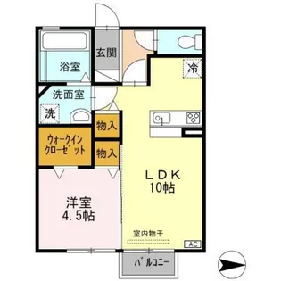 にゅうまごびれっじ【1階】の間取り