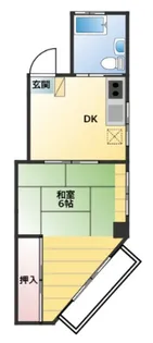 蕨岡田ビル【3階】の間取り