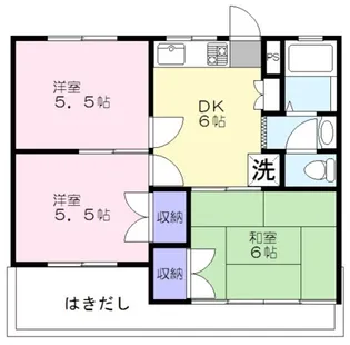 第二モトキハイツ【2階】の間取り