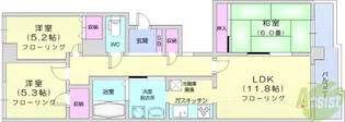 ロイヤルヒルズ台原1【1階】の間取り