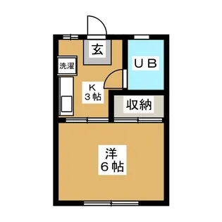 スペリオール平潟II【2階】の間取り
