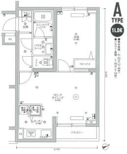 スカイコート品川東大井【2階】の間取り