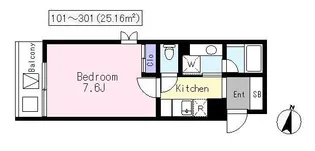 M.Flat【2階】の間取り