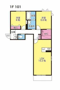 ベレオユトリア【2階】の間取り