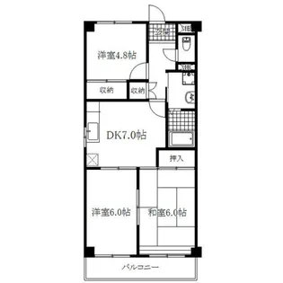 長筬ハウス【1階】の間取り
