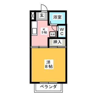 グランアルブル【1階】の間取り
