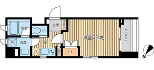 CITY SPIRE 森下【2階】の間取り