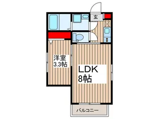 BestStage鶴瀬VI【2階】の間取り