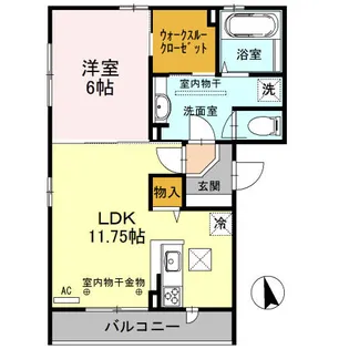 chouette(シュエット)【1階】の間取り
