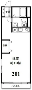 グロリアハイツ【2階】の間取り