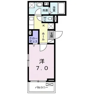 アリュールジャルダン【3階】の間取り