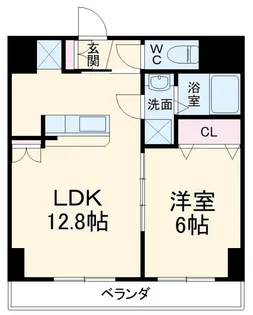 セラピアザ船橋【8階】の間取り