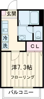 ソレイユ東山【1階】の間取り