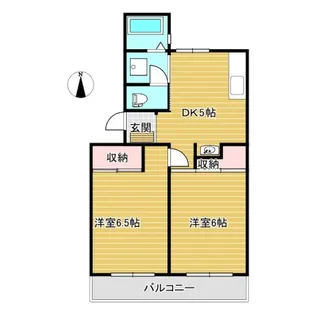 メゾン大里I【1階】の間取り