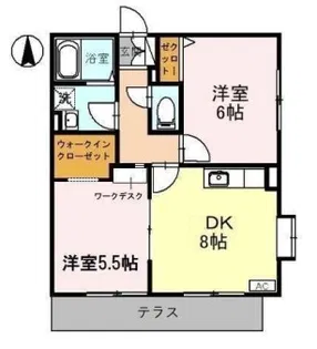 リヴィエール菱南【1階】の間取り