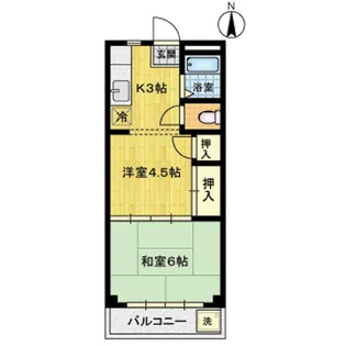 クリナムガーデン【1階】の間取り