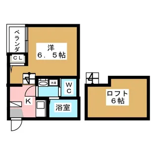 カーサ さくらI【1階】の間取り