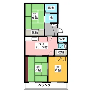 コーポトマトIII【2階】の間取り