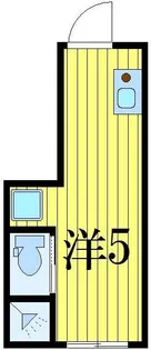 TOKYOβ四ツ木10【1階】の間取り