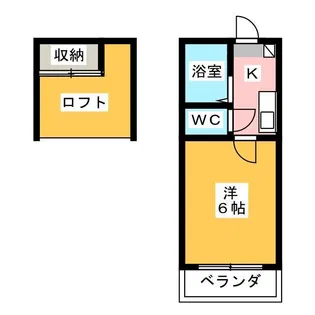 コンフォール瀬名【1階】の間取り