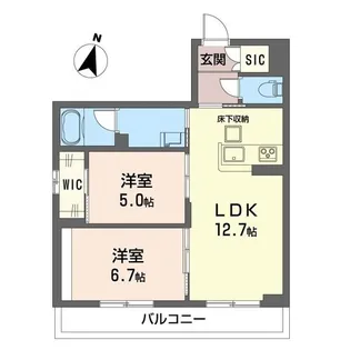 リラフォート南林間【3階】の間取り