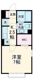 クレール四季彩の丘 弐番館【2階】の間取り