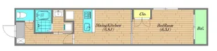 レピュア三ノ輪レジデンス【4階】の間取り