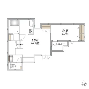 (仮称)宮本町メゾン【2階】の間取り