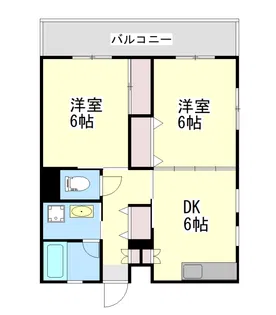 グリーンコート【5階】の間取り