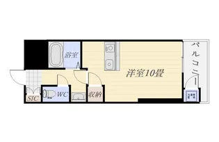 リバービュー102【6階】の間取り