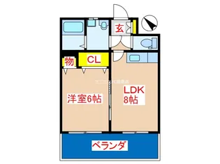 カテドラルJ【5階】の間取り