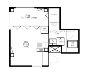Y´s FLAT【3階】の間取り