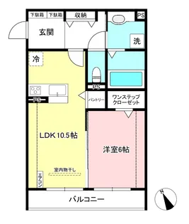 フォンテ クリスタリーナ美しの森【1階】の間取り