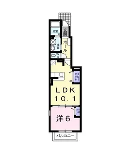 フラン【1階】の間取り