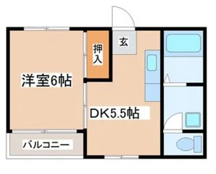 イーストハウス【1階】の間取り