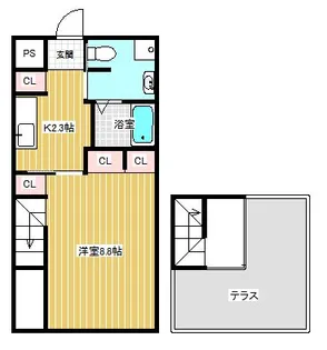 AKHA2【3階】の間取り