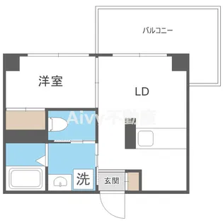 SHARIO GARDEN 新梅田【6階】の間取り