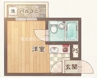 朝日マンション【2階】の間取り