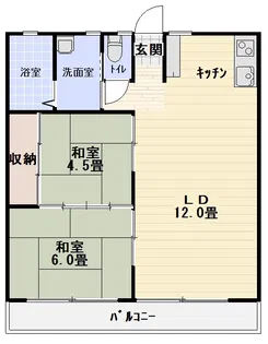 ホワイトキャッスル【2階】の間取り